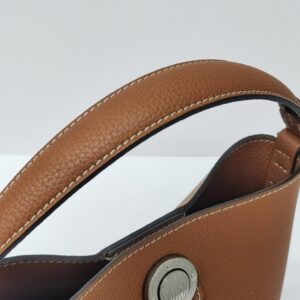moynat baluchon bb bucket bag brown shw