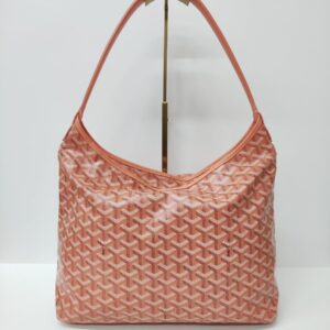 goyard boheme hobo bag pearl coral goyardine canvas