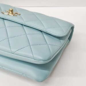 new kept unused chanel trendy cc tiffany blue lghw series 29