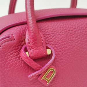 delvaux cool box nano bag dark pink