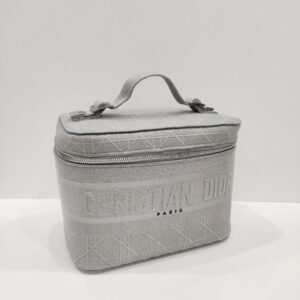 christian dior gray vanity canvas