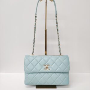 new kept unused chanel trendy cc tiffany blue lghw series 29