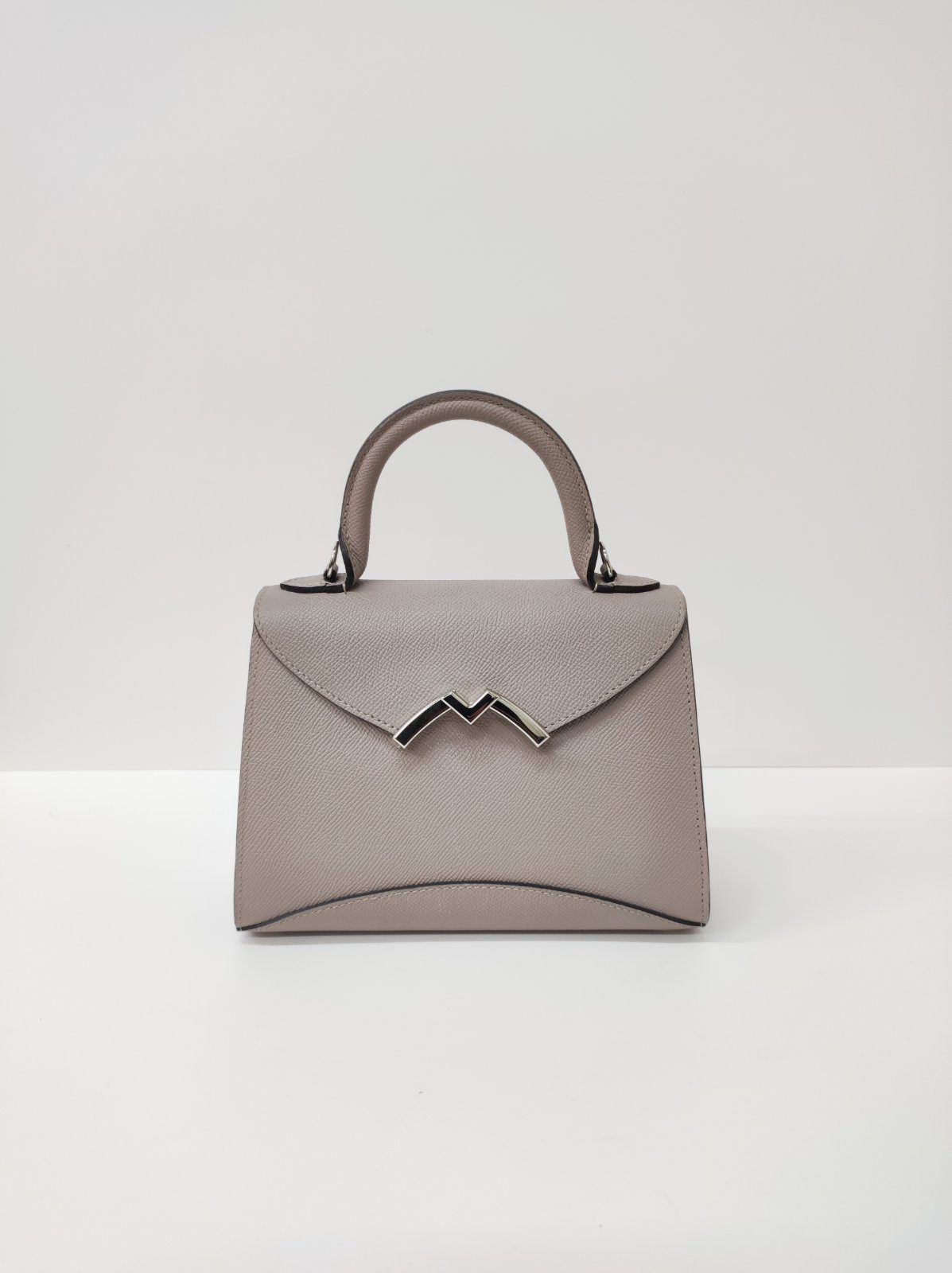 moynat mini gabrielle gray grained calfskin shw moynat mini gabrielle gray grained calfskin shw