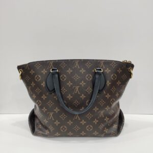 lv monogram zipped tote pm black