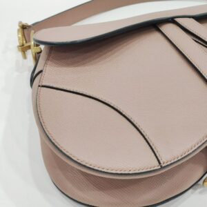 christian dior saddle medium rose pink ghw