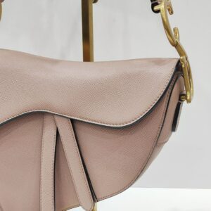 christian dior saddle medium rose pink ghw
