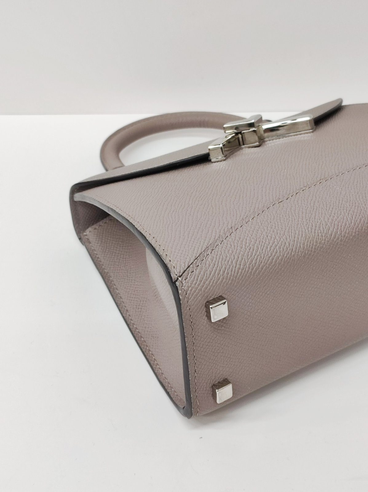 moynat mini gabrielle gray grained calfskin shw moynat mini gabrielle gray grained calfskin shw