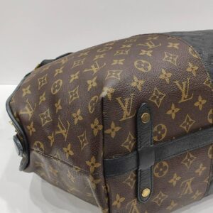 lv vavin monogram brown/black/blue handbag