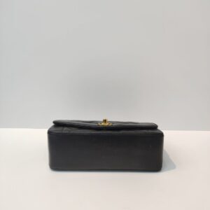 chanel vintage diana black ghw series 2