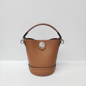 moynat baluchon bb bucket bag brown shw