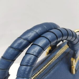chloe marcie deep blue mini crossbody bag