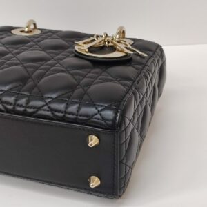 lady dior small black ghw