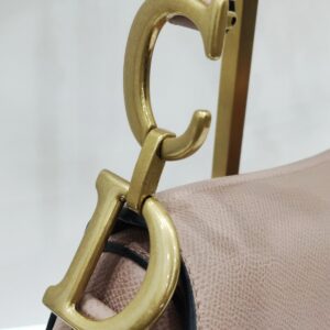 christian dior saddle medium rose pink ghw
