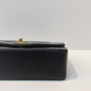 chanel vintage diana black ghw series 2