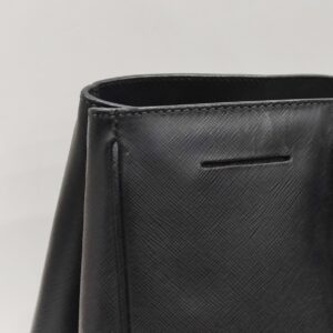 prada galleria saffiano black tote bag