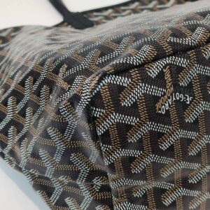 goyard st. louis pm black shw