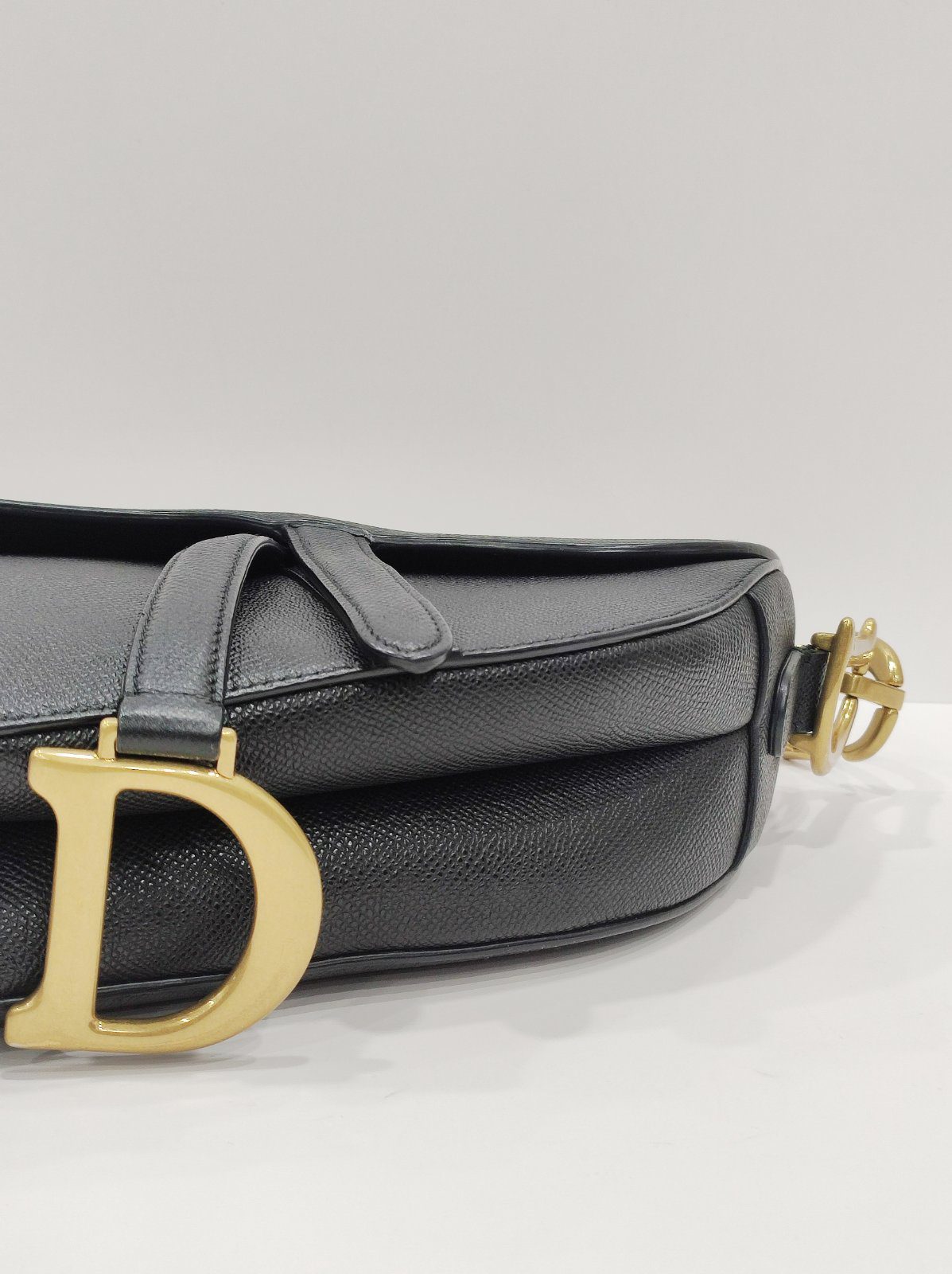 christian dior saddle black medium ghw christian dior saddle black medium ghw