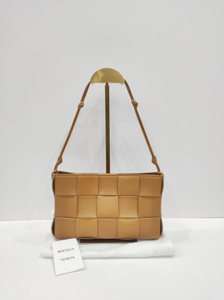 bottega veneta caramel brick cassette sling bag