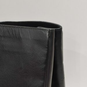 prada galleria saffiano black tote bag