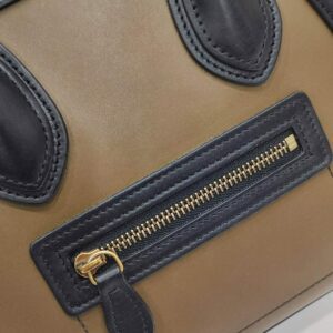 celine nano luggage tricolor