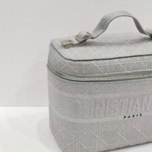 christian dior gray vanity canvas