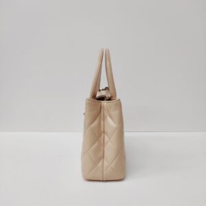 chanel nano kelly beige ghw calfskin microchipped