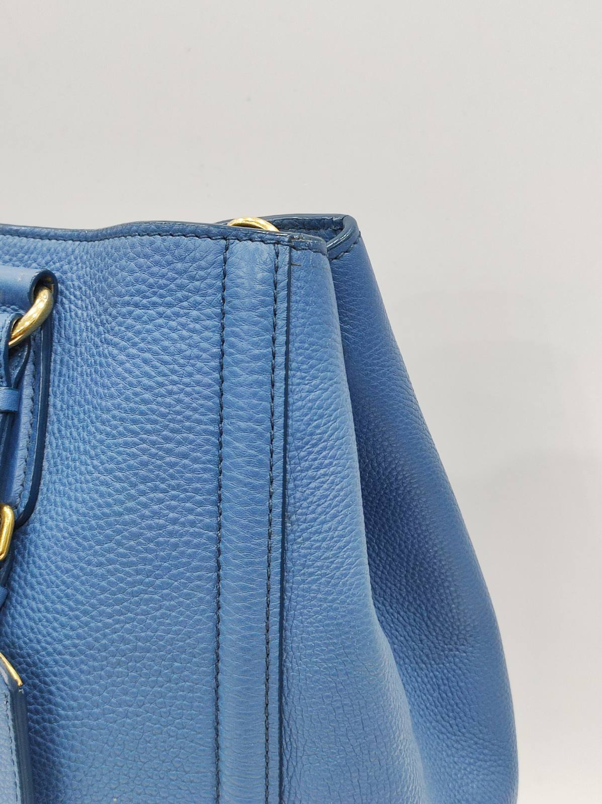 prada vitello diano leather blue tote bag prada vitello diano leather blue tote bag