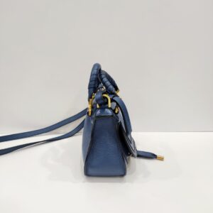 chloe marcie deep blue mini crossbody bag
