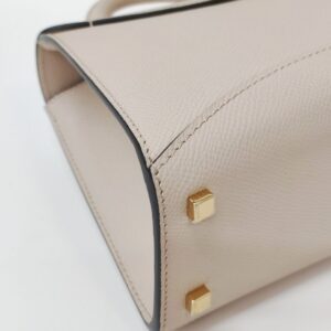 moynat gabrielle leather bag nano carat beige ghw