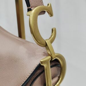 christian dior saddle medium rose pink ghw