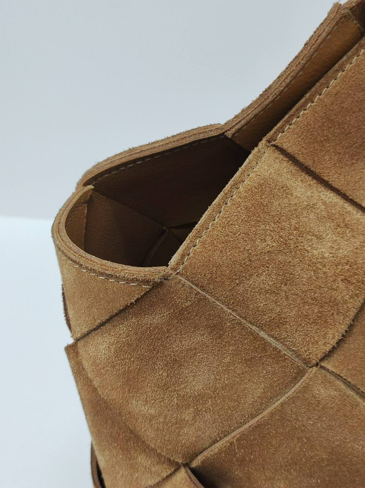 loewe suede woven basket bag tan ghw loewe suede woven basket bag tan ghw