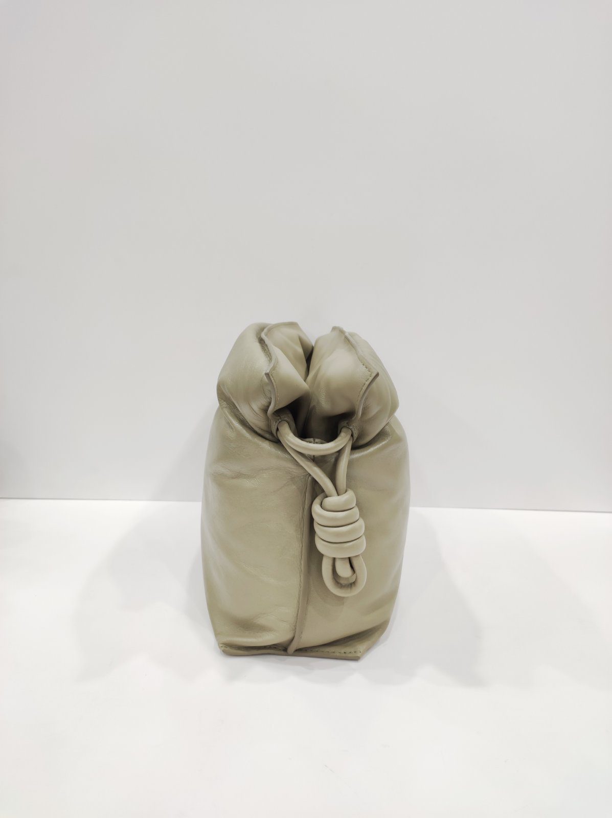 loewe flamenco drawstring puffer olive green loewe flamenco drawstring puffer olive green