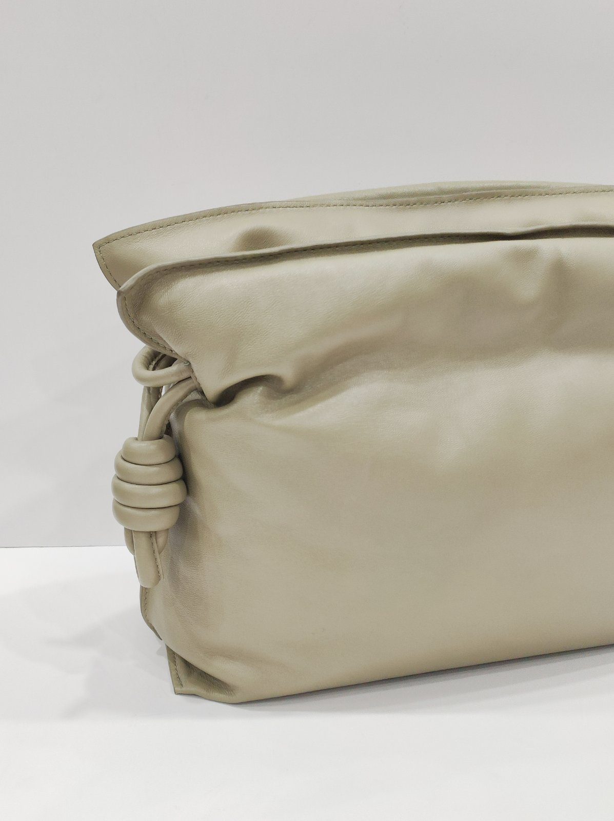 loewe flamenco drawstring puffer olive green loewe flamenco drawstring puffer olive green