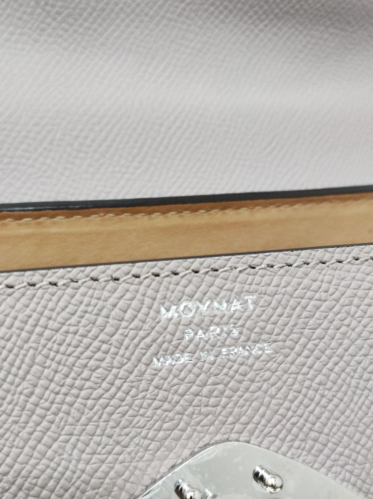 moynat mini gabrielle gray grained calfskin shw moynat mini gabrielle gray grained calfskin shw