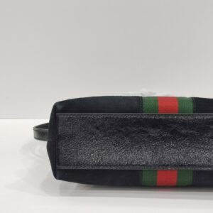 gucci dome black suede