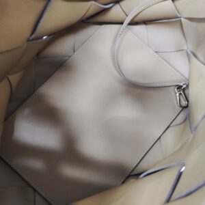 loewe suede woven basket bag tan ghw