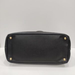 prada galleria saffiano black tote bag