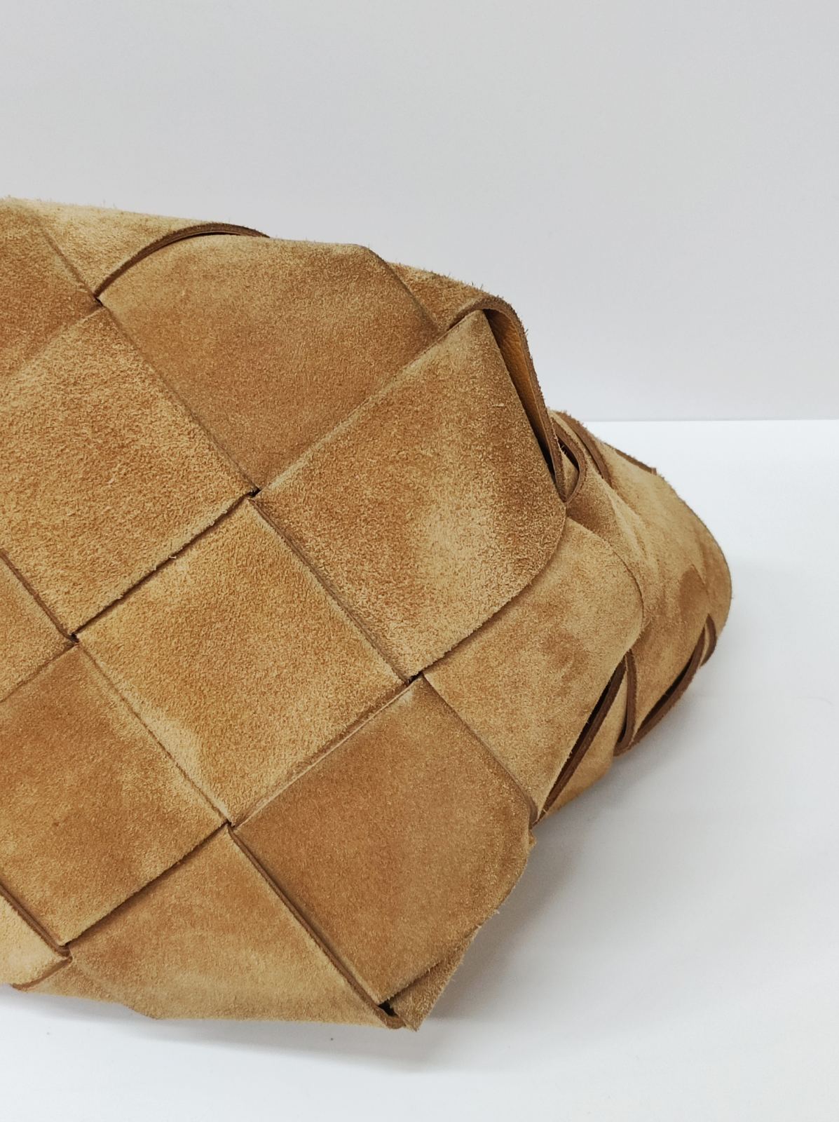 loewe suede woven basket bag tan ghw loewe suede woven basket bag tan ghw