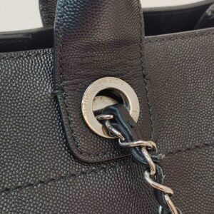 chanel small deauville caviar black shw series 25