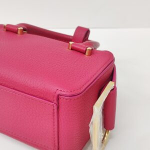 delvaux cool box nano bag dark pink