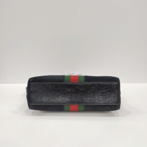 gucci dome black suede
