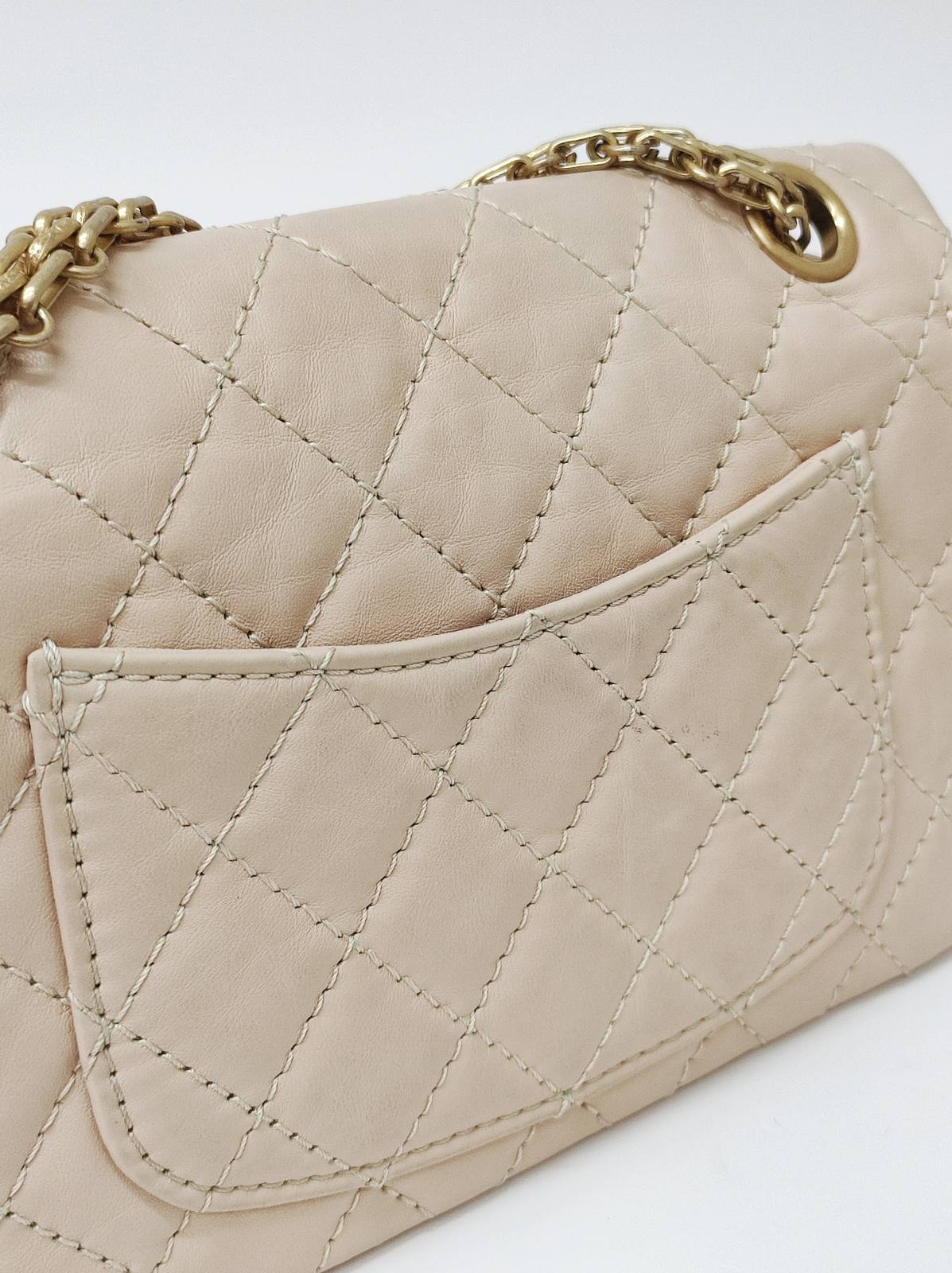 chanel re issue mini beige ghw chanel re issue mini beige ghw