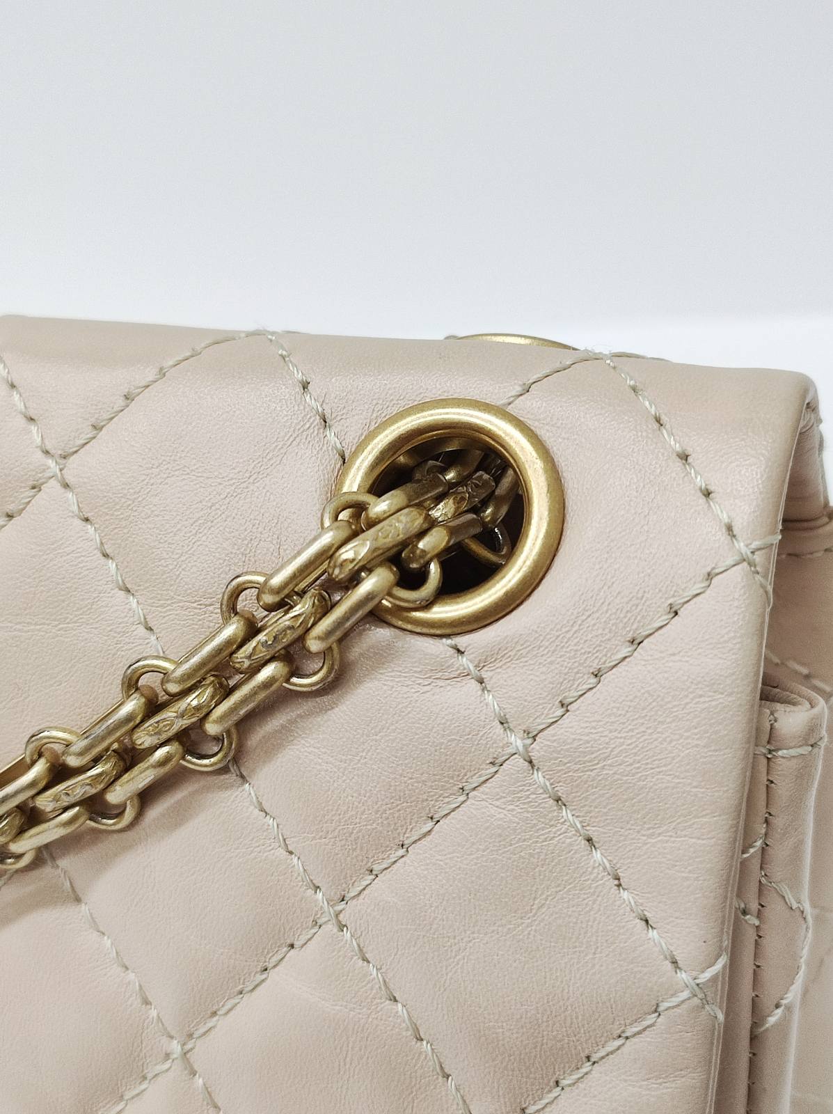 chanel re issue mini beige ghw chanel re issue mini beige ghw
