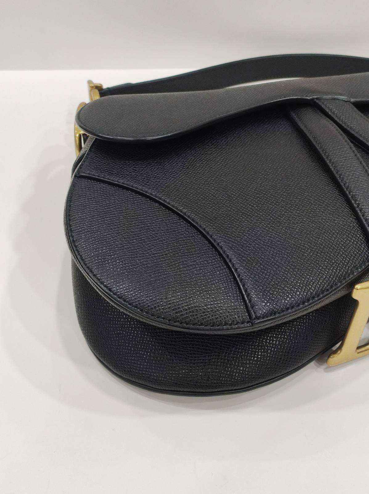 christian dior saddle black medium ghw christian dior saddle black medium ghw