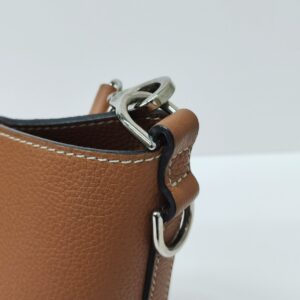 moynat baluchon bb bucket bag brown shw