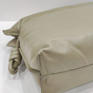 loewe flamenco drawstring puffer olive green