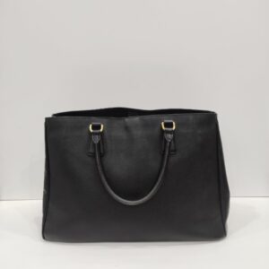 prada galleria saffiano black tote bag