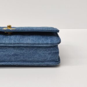 chanel woc cc pearl crush denim ghw microchipped