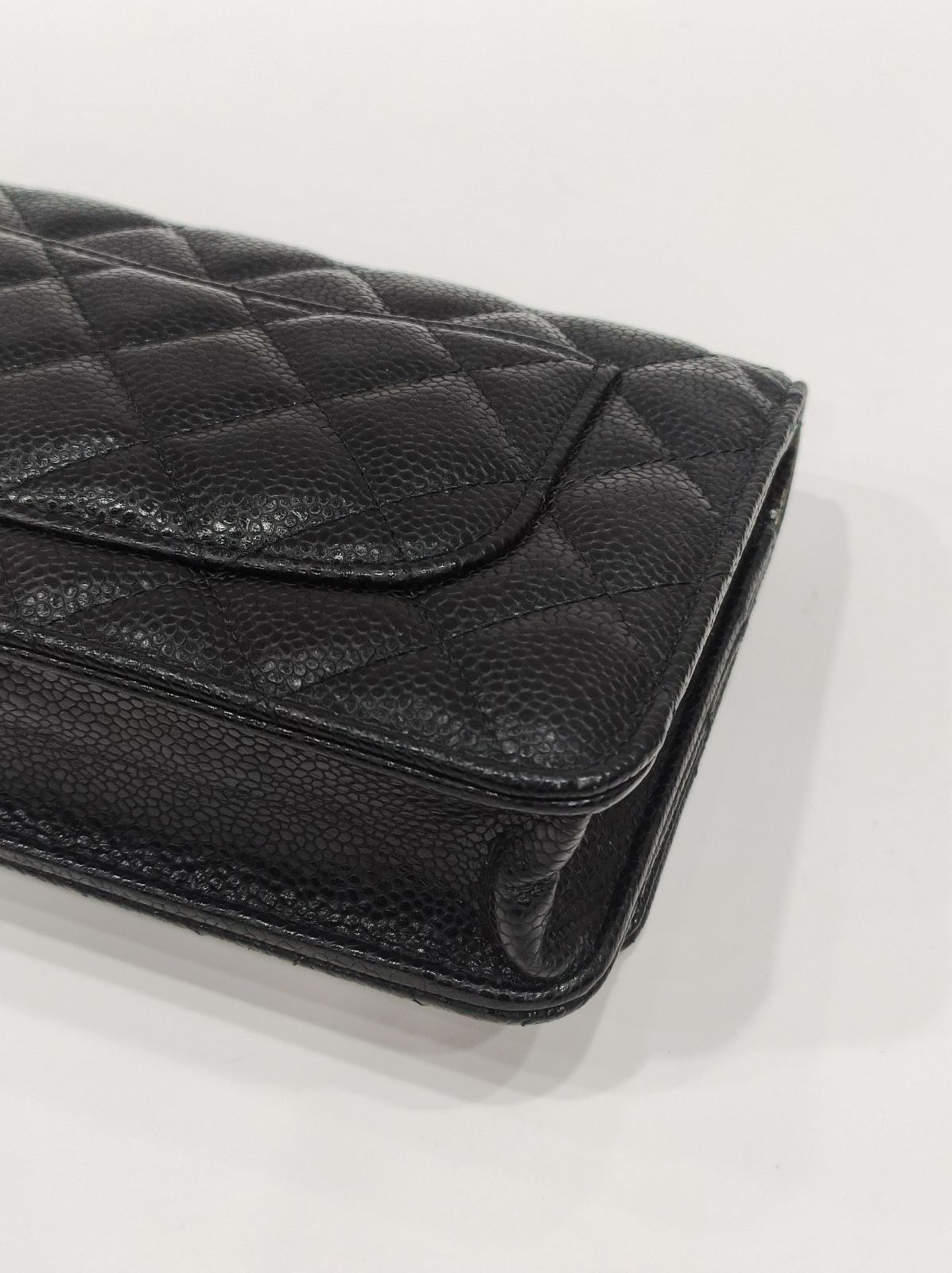 chanel woc black caviar leather ghw chanel woc black caviar leather ghw