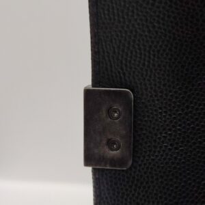 chanel leboy old medium black caviar rhw series 30
